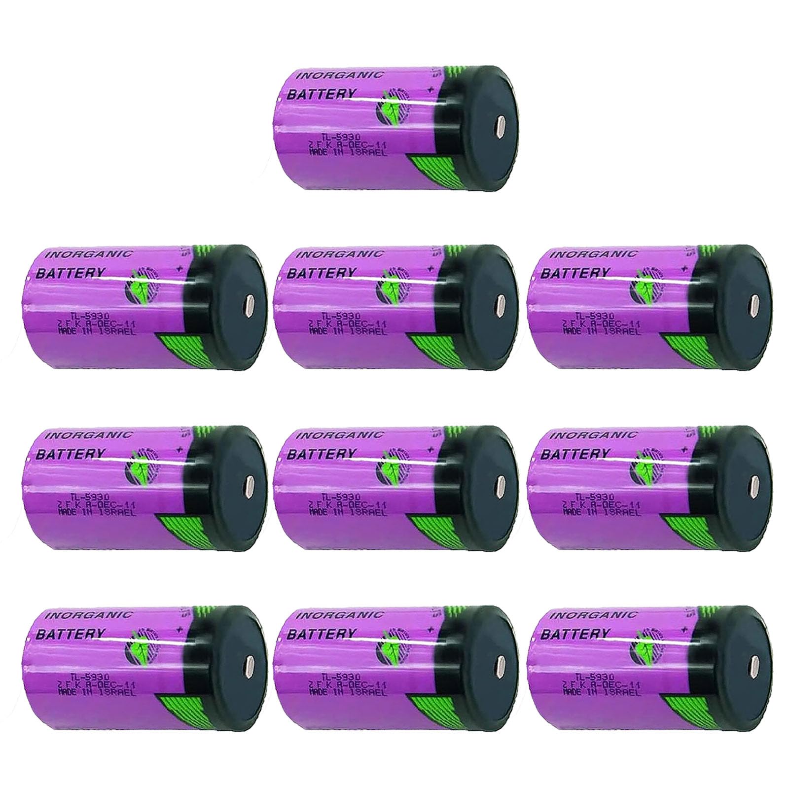 [10 Pack] 3.6V TL-5930 Lithium Battery for Tadiran TL-5930 Series Size D TL-5930 Battery?19000mAh