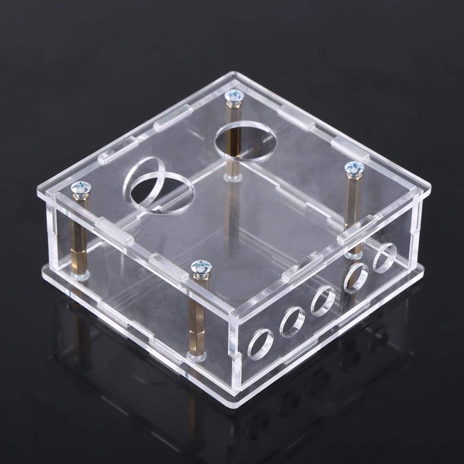 6J1 Custodia Acrilica Shell Electron Tube Valvola Preamp Amplificatore Corpo Protettivo Tubo Preamplificatore Kit Per 6J1 Valve Tube PreAmplifier Board