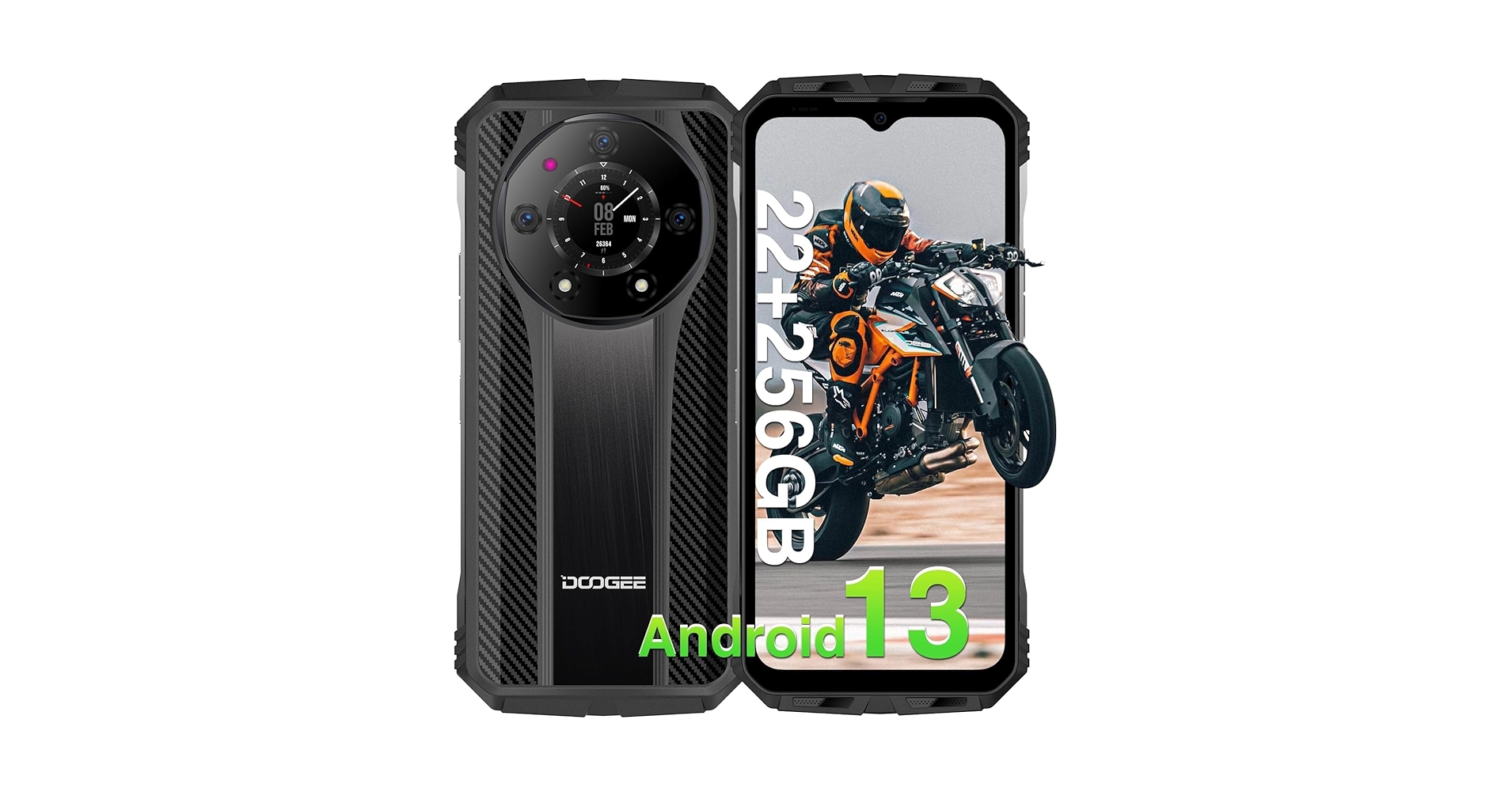 タフネススマホ DOOGEE S110 12(22)/256GB ブラック タフネススマホ DOOGEE S110 12(22)/256GB ブラック