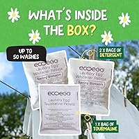 Vista 9 de ecoegg Laundry Egg Refill Fragrance Free, 50 Loads