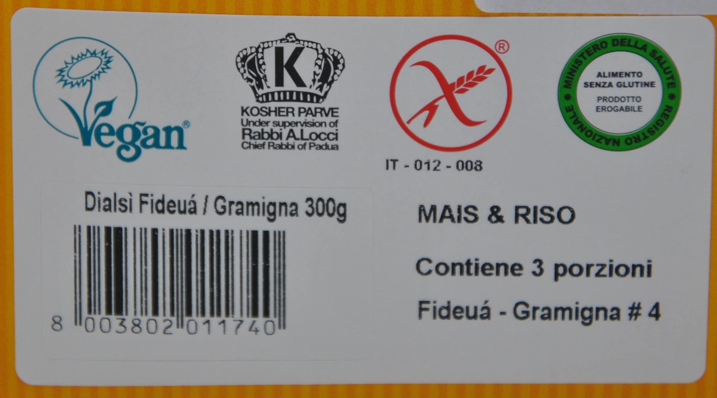 Dialsì Fideuà de maíz y arroz 300g