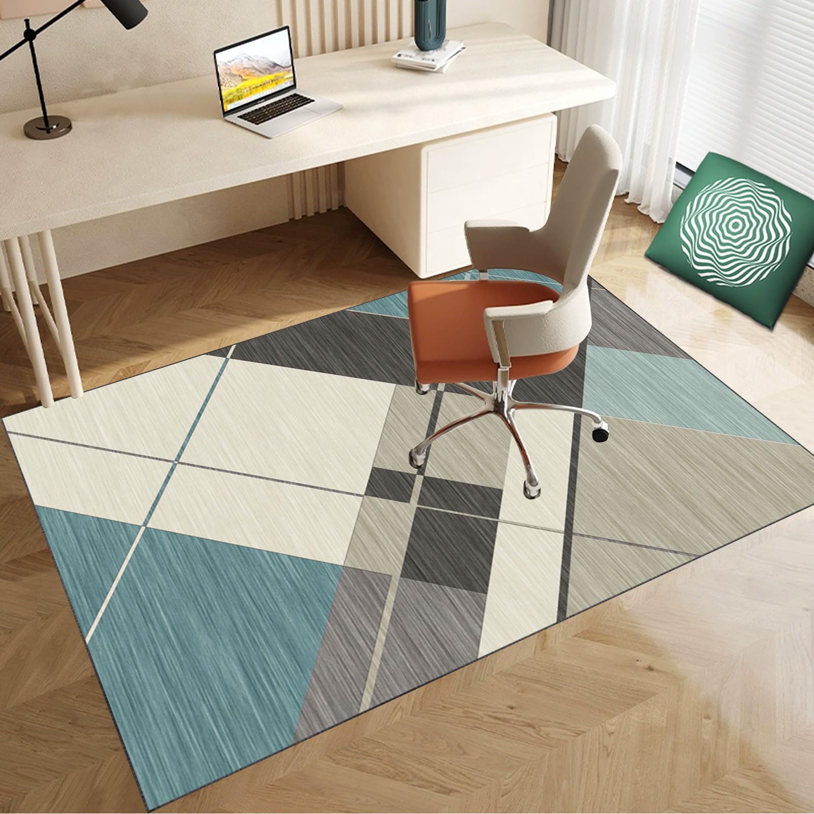 Office Chair Mat for Carpet & Hardwood Floors - 80 x 150 cm Non-slip Gaming & Office Chair Mat