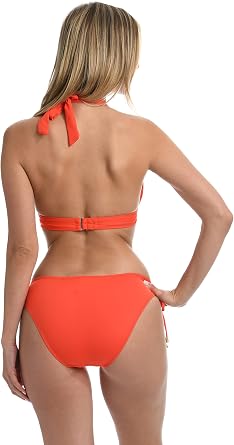 La Blanca Women's Island Goddess Over the Shoulder Halter Bikini Swimsuit Top