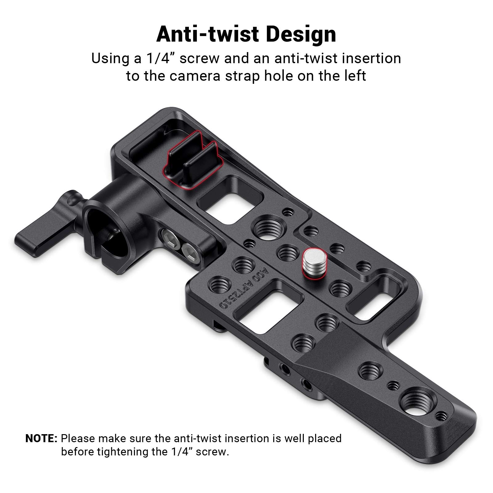 Amazon | SMALLRIG 軽量トッププレート BMPCC 4K & 6K - APT2510 Amazon | SMALLRIG 軽量トッププレート BMPCC 4K & 6K - APT2510