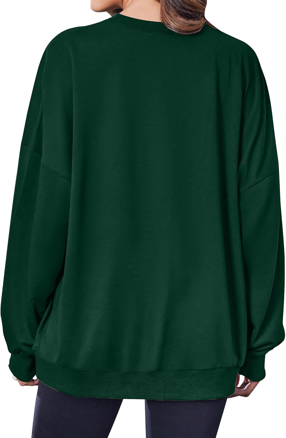 LHBNK Christmas Sweatshirts Women HoHoHo Christmas Sweatshirt Funny Santa Graphic Xmas Oversized Pullover Tops - Image 4