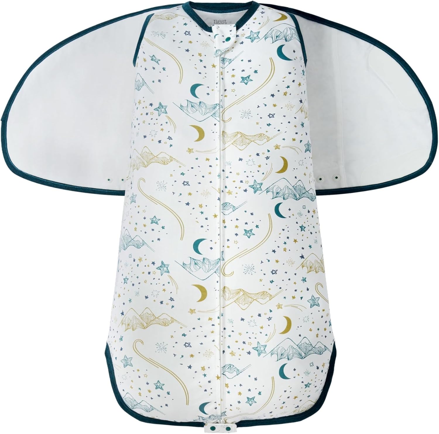 Nest Designs Organic Cotton Swaddle Sleep Bag | 0.25-1.0 TOG | GOTS Certified & OEKO-TEX® Certified Fabric