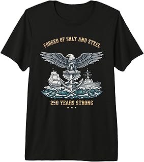 Nautical Forged of Salt and Steel - 250 Years Strong Vintage Premium Tri-Blend T-Shirt