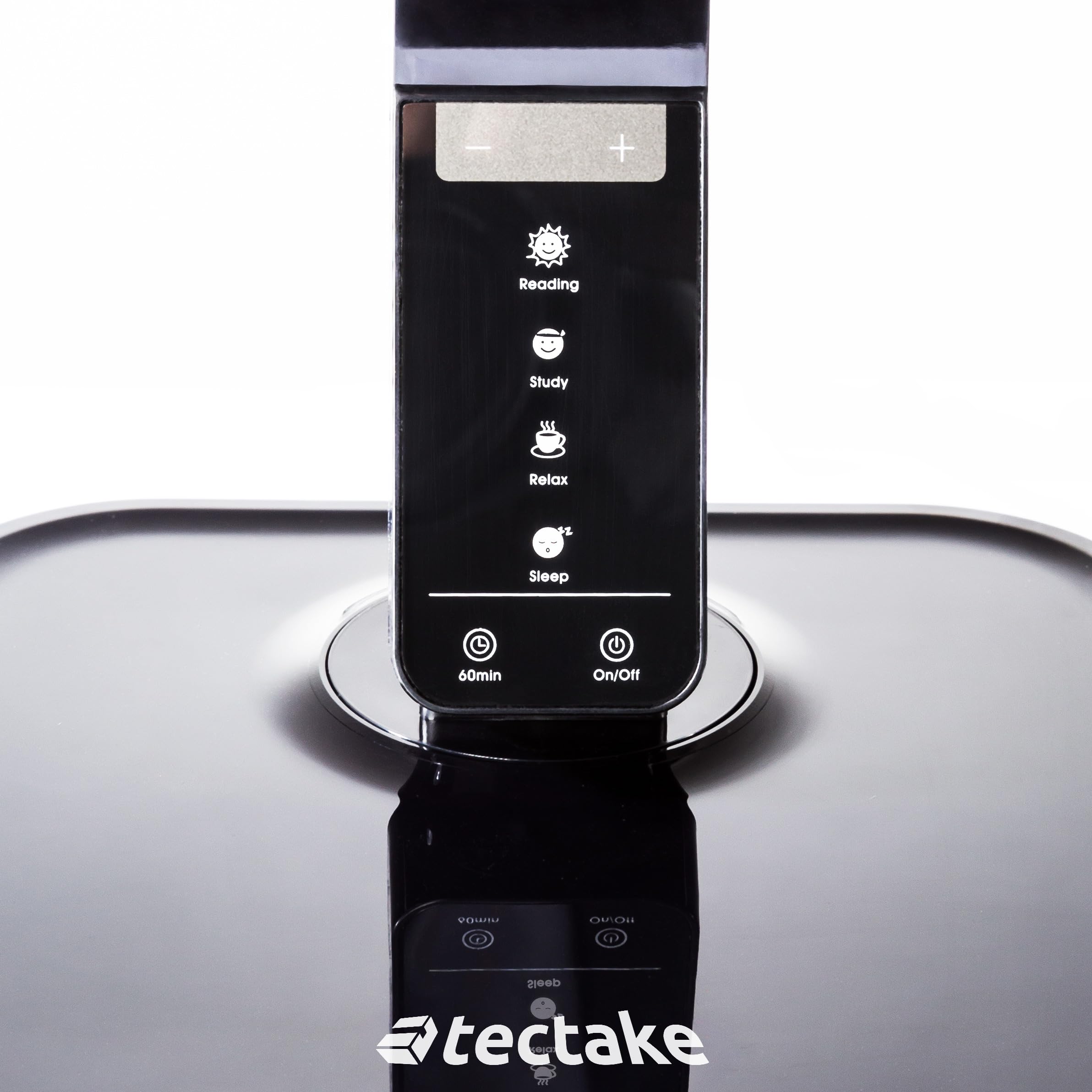 tectake® Schreibtischlampe dimmbar, Lampe mit USB Anschluss, LED Tischlampe, Tischleuchte, Schreibtischlampe LED, Desk Lamp, Lampe Schreibtisch mit USB LED, Arbeitsplatzleuchte - 4er Set