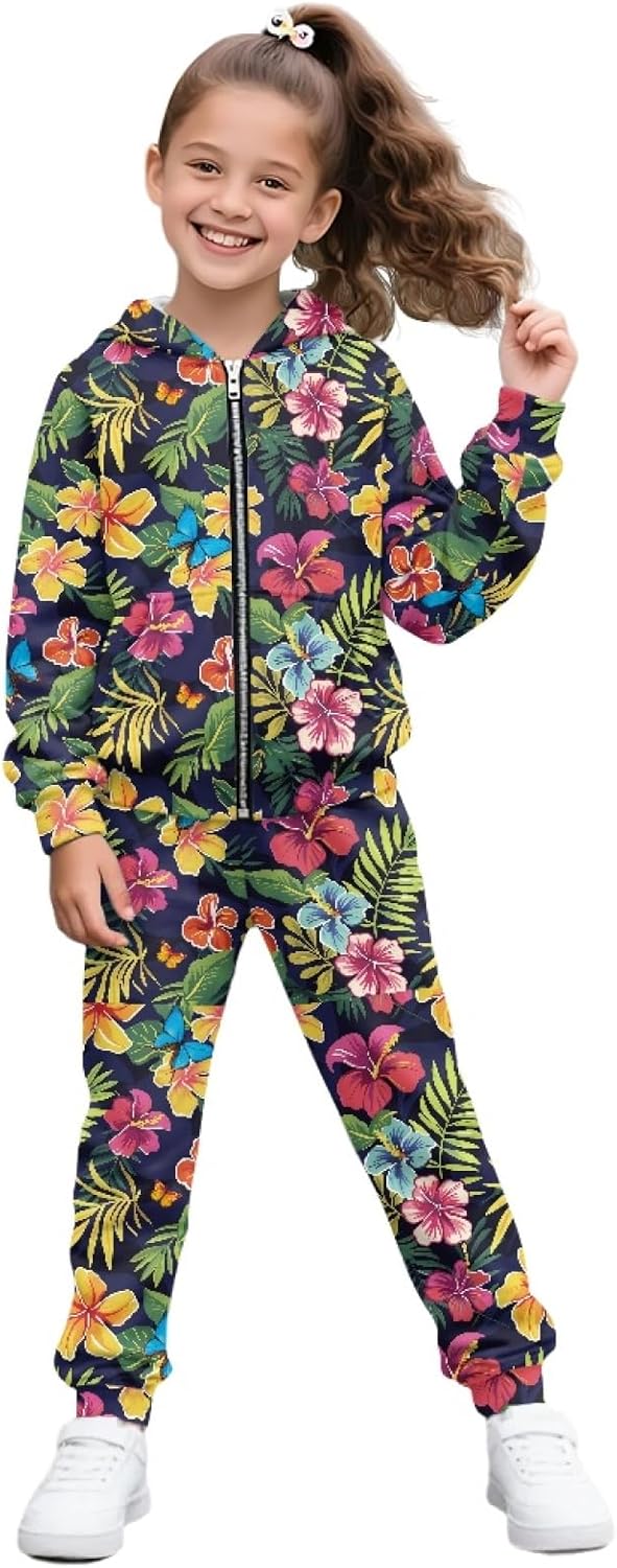 HUIACONG Children Sweatsuits for Girls Boys Tracksuits Children Sweat Suit