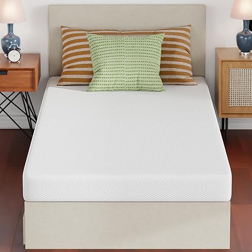 Miniatura 12 de BLKMTY Colchón Queen de 80 x 60 x 8 pulgadas, colchón de espuma viscoelástica de gel de 8 pulgadas para sueño fresco, colchón suave de firmeza