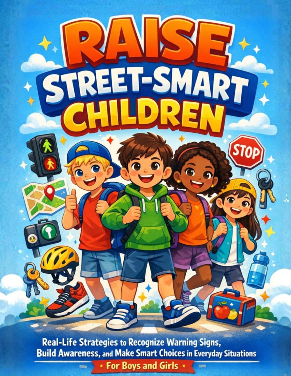 Raise Street-Smart Children: Real-Life Strategies to Recognize Warning Signs, Build Awareness, and Make Smart Choices in Everyday Situations | For Boys and Girls
