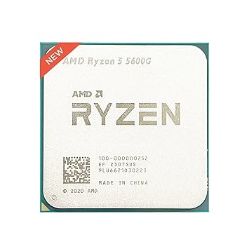 CPU Processor AMD Ryzen 5 5600G R5 5600G 3.9GHz Six-Core Twelve-Thread 65W CPU Processor L3=16M 100-000000252 Socket AM4 New NO Cooler