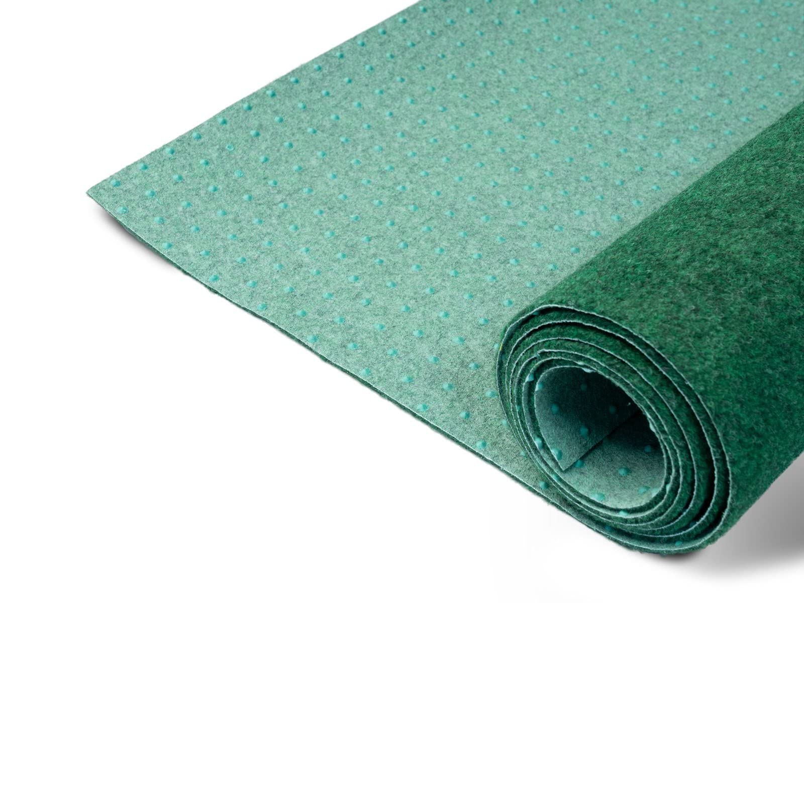 KARAT Tappeto in prato artificiale confortevole con gommini - Farbwunder PRO- resistente alle intemperie e ad asciugatura rapida (100 x 400 cm, verde