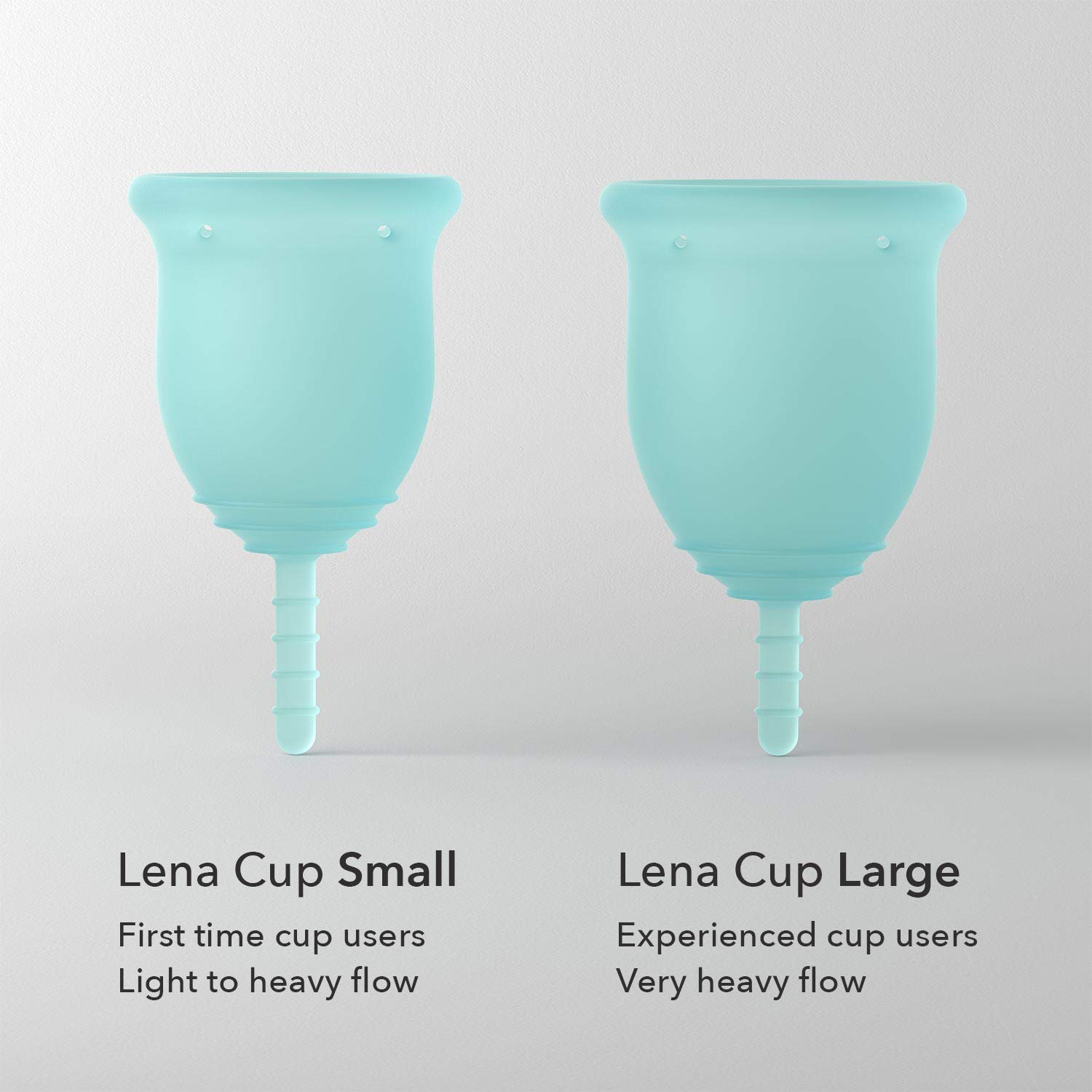 Lena Reusable Menstrual Cup, Beginner Period Cup, Tampon and Pad