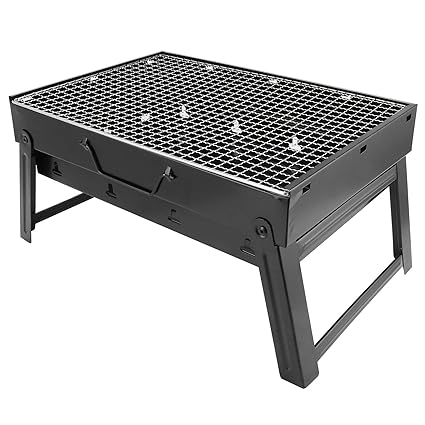 Grill, BBQ Grill Charcoal Grill, Stainless Steel Barbecue Tool Sets for Outdoor Picnics Home Kitchens