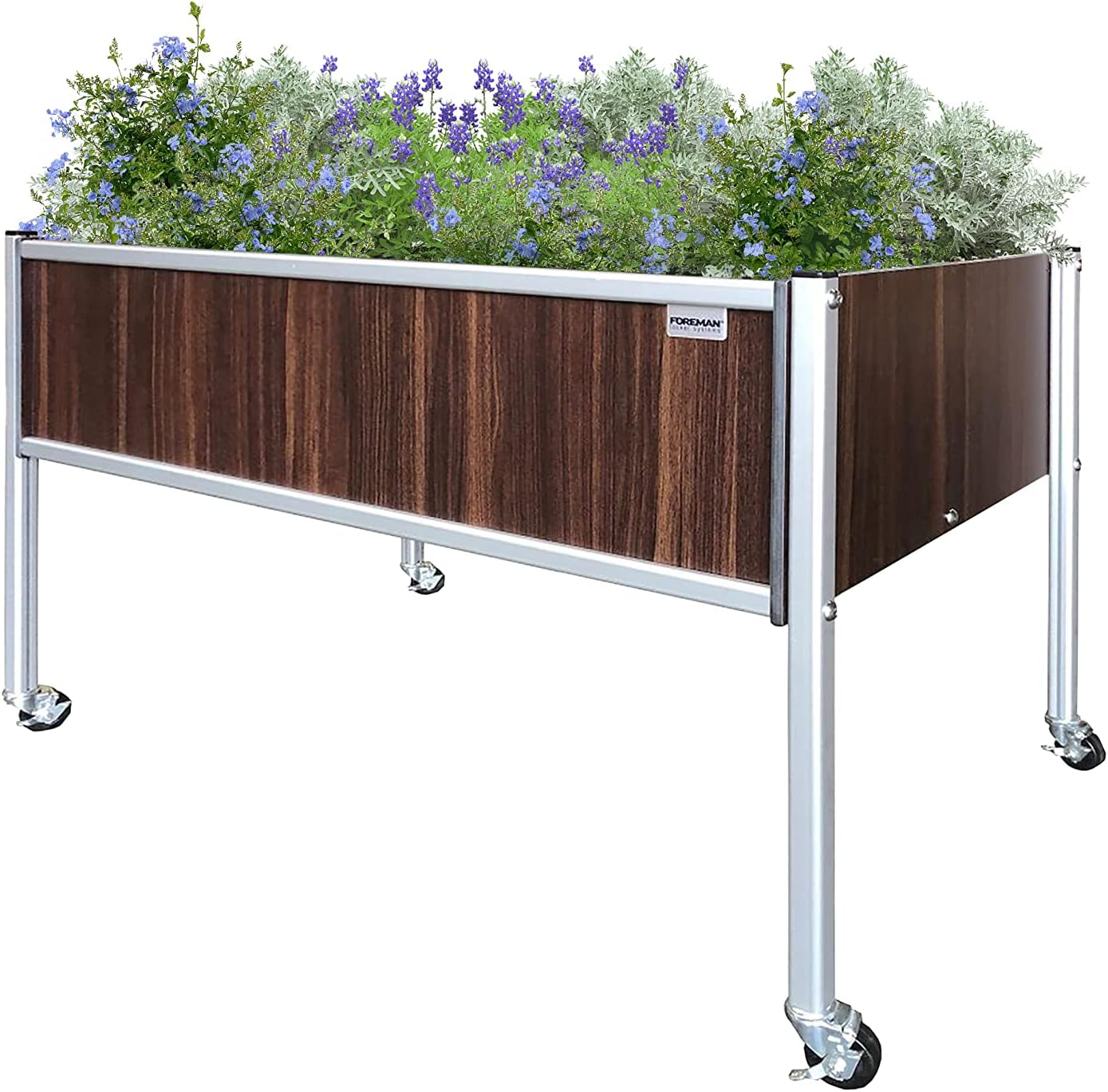 Raised Garden Bed on Wheels - Wide