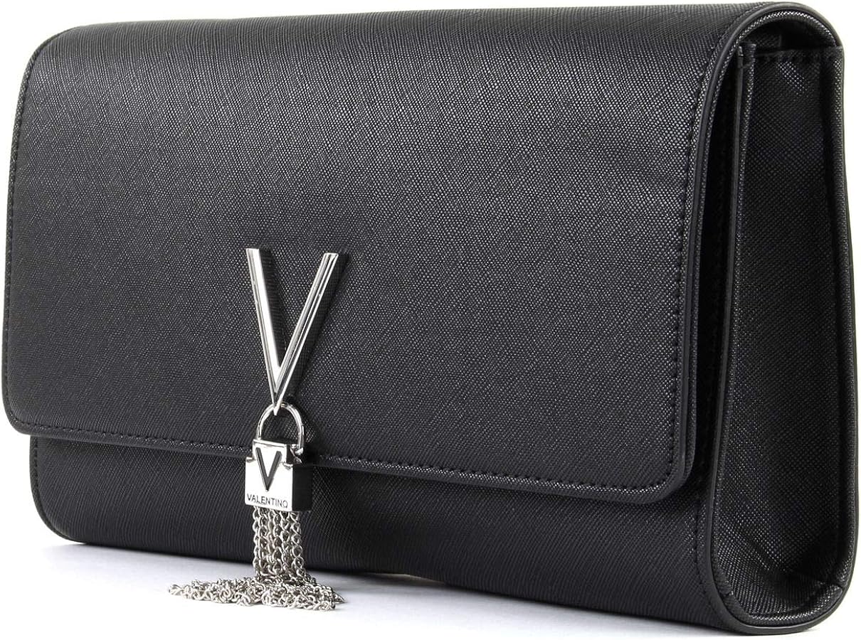 Pochette - VALENTINO - Divina SA - Bleu - 100% polyuréthane - Sac à