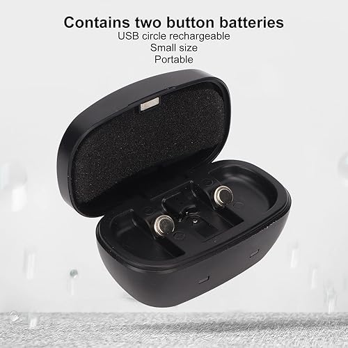 Miniatura 2 de Caja de batería de 312 botones, amplificador auditivo recargable USB de 155 mAh, cargador de ciclo, caja de carga de batería de botón, amplificador