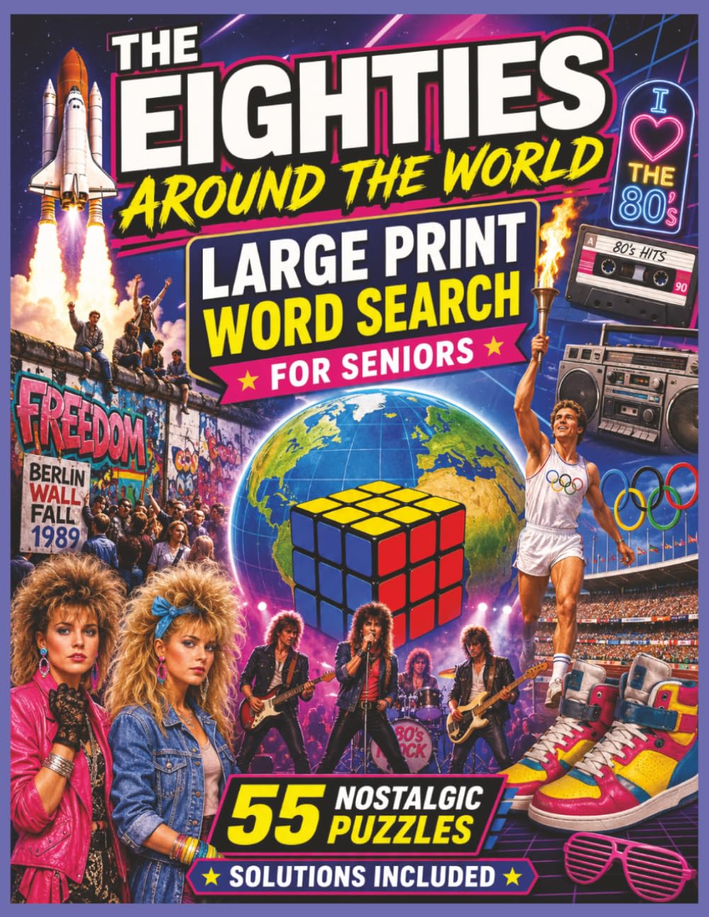 THE EIGHTIES AROUND the WORLD WORD SEARCH for SENIORS