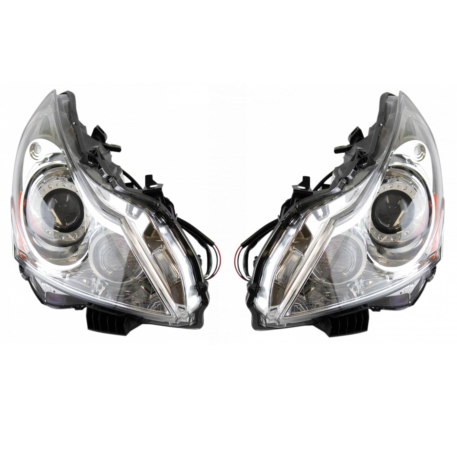 Amazon.com: TRQ 2 Piece Headlight Assembly Set Driver