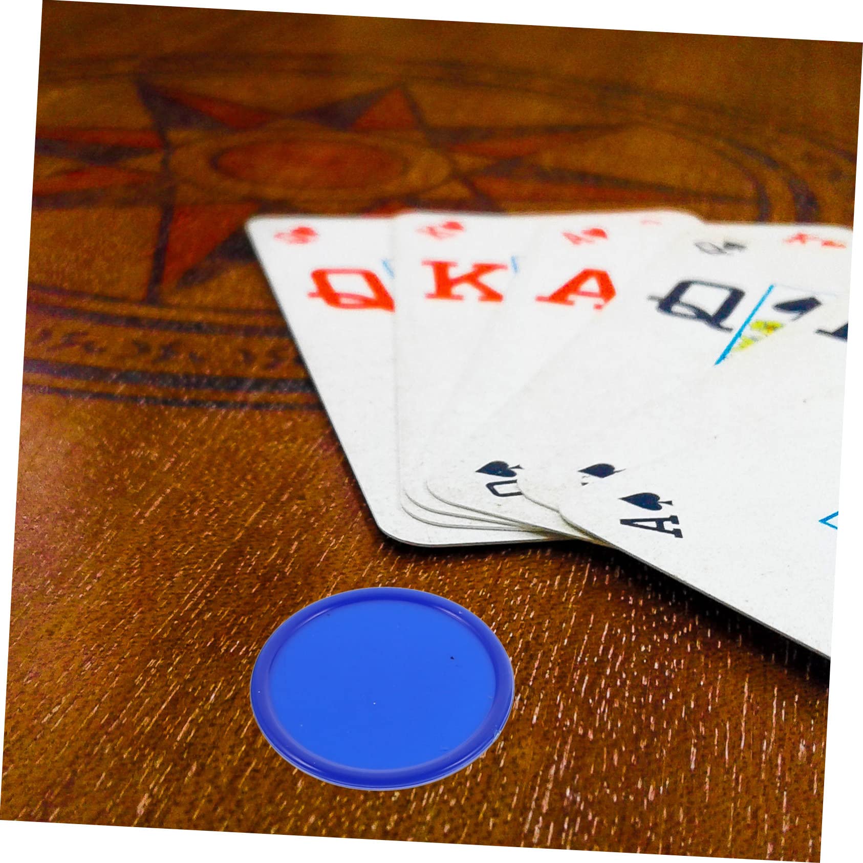 320stücke Kunststoff Poker Chips Blank Chips Zählen Discs Spiel Spielen Tokens