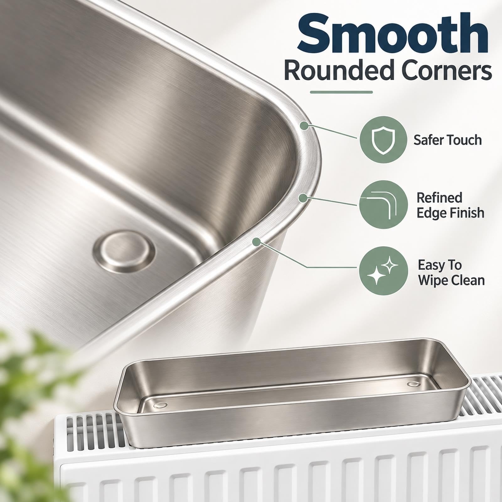 Humidificateur Radiateur en Acier Inoxydable 304, Humidificateur D'air