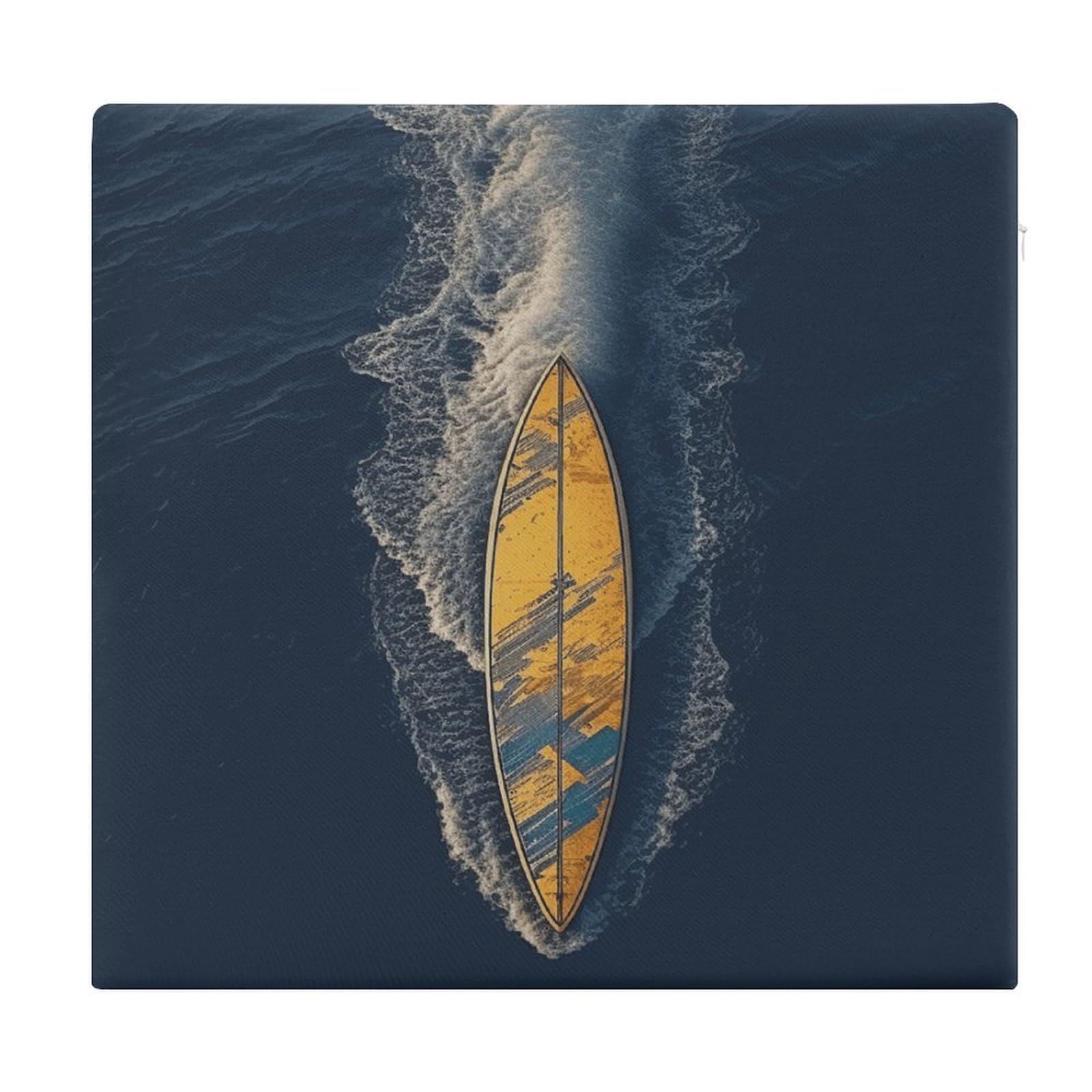 VstaDank Surfboard Chair Cushion for Dining Chairs Breathable Square Chair Pads Non-Slip Seat Cushions Memory Foam Pad Floor Pillow for Meditation Or Yoga 13.8”x15”