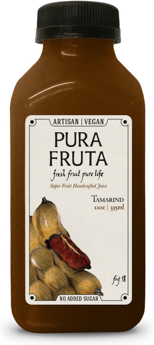 Pura Fruta Cold-Pressed Tamarind Juice 12oz., Pack of 12