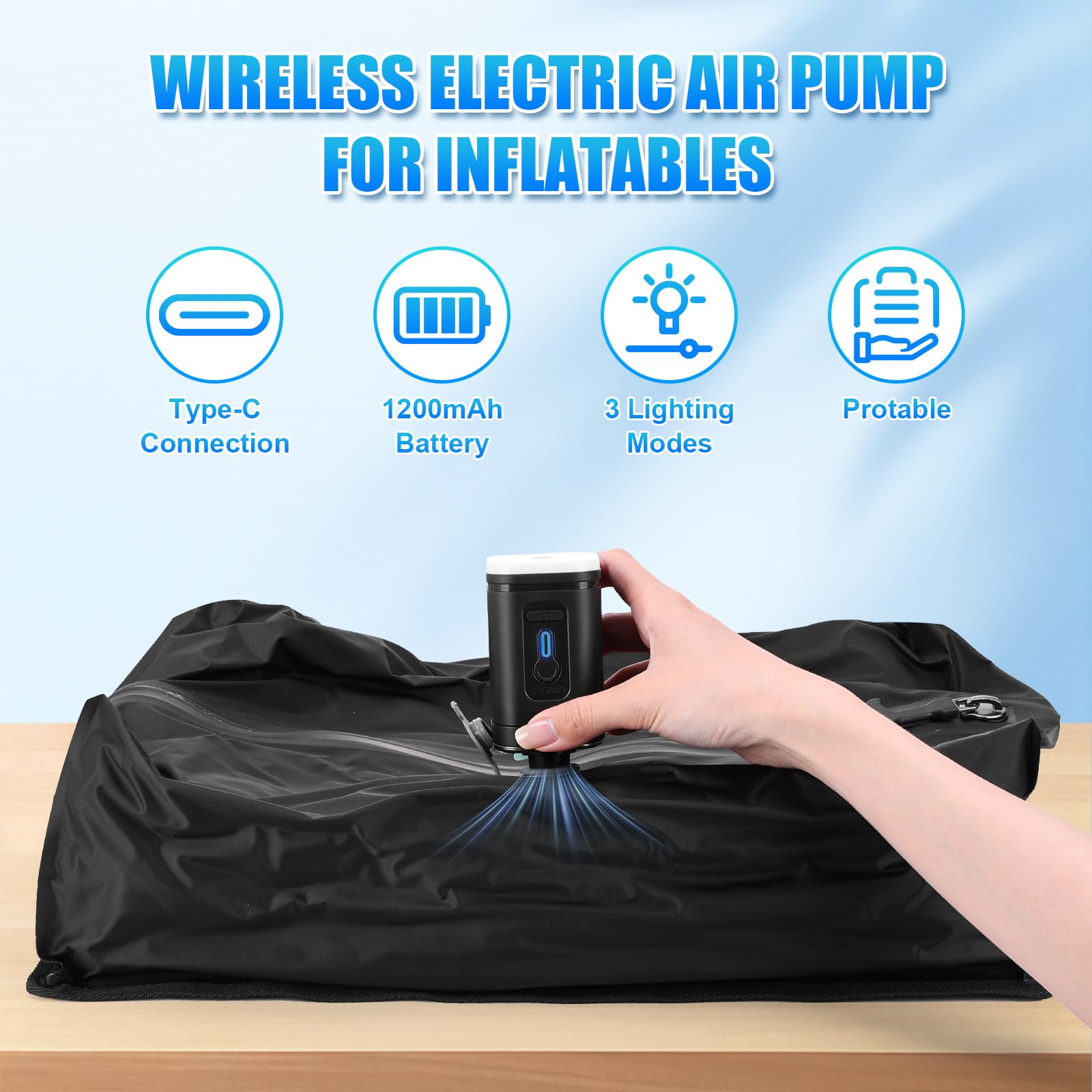 Bolsas de vacío de viaje con bomba eléctrica, bolsas de TPU 210D de alta calidad, resistentes al desgarro, bolsas de ahorro de espacio, IPX8, cubos de embalaje de compresión impermeables para llevar