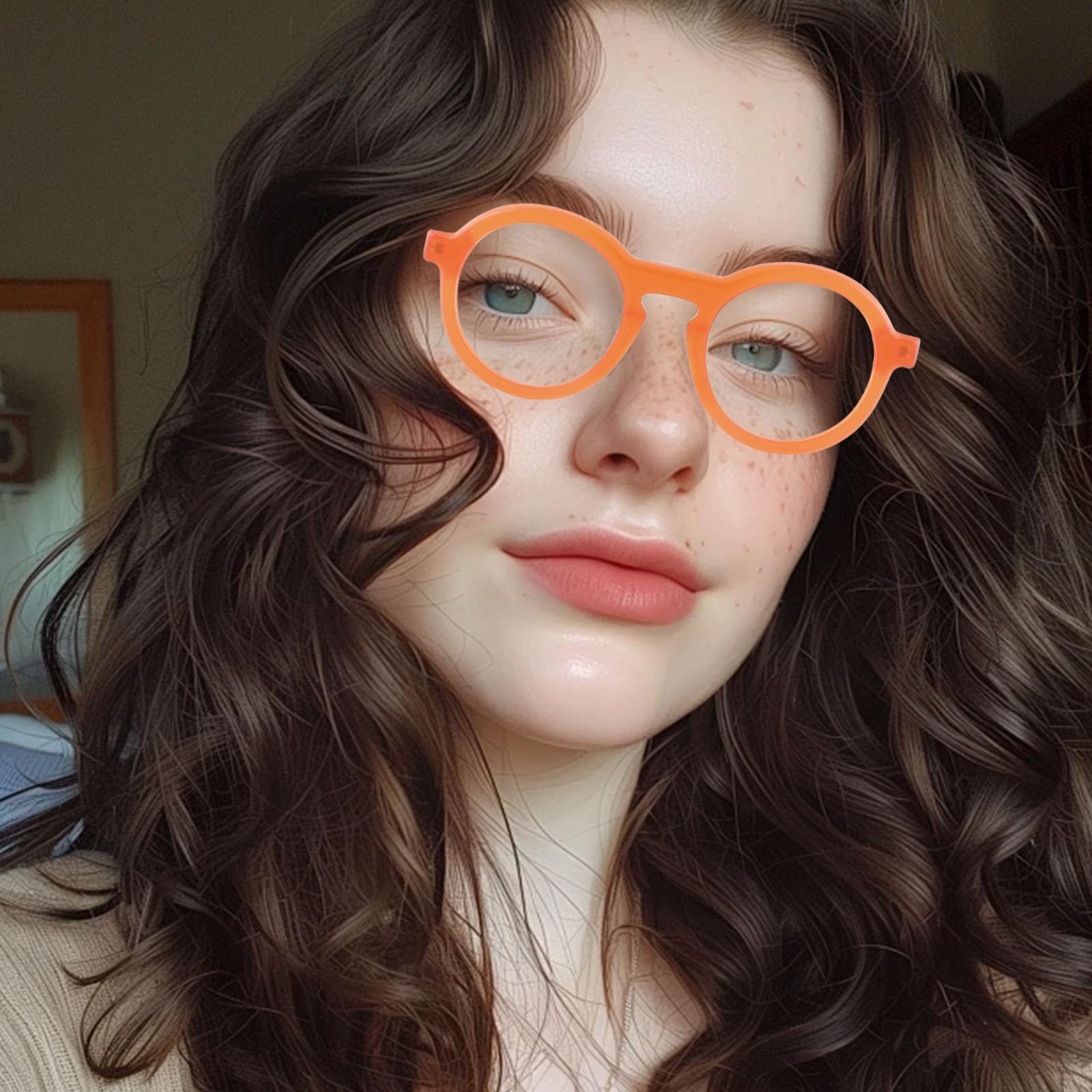 Rotondo Occhiali da Lettura Per Donna e Uomo Presbiopia Anti Luce Blu Acetato Frame Retrò Occhiali Presbiopia Lettori perTablet Gaming Ufficio Riposo