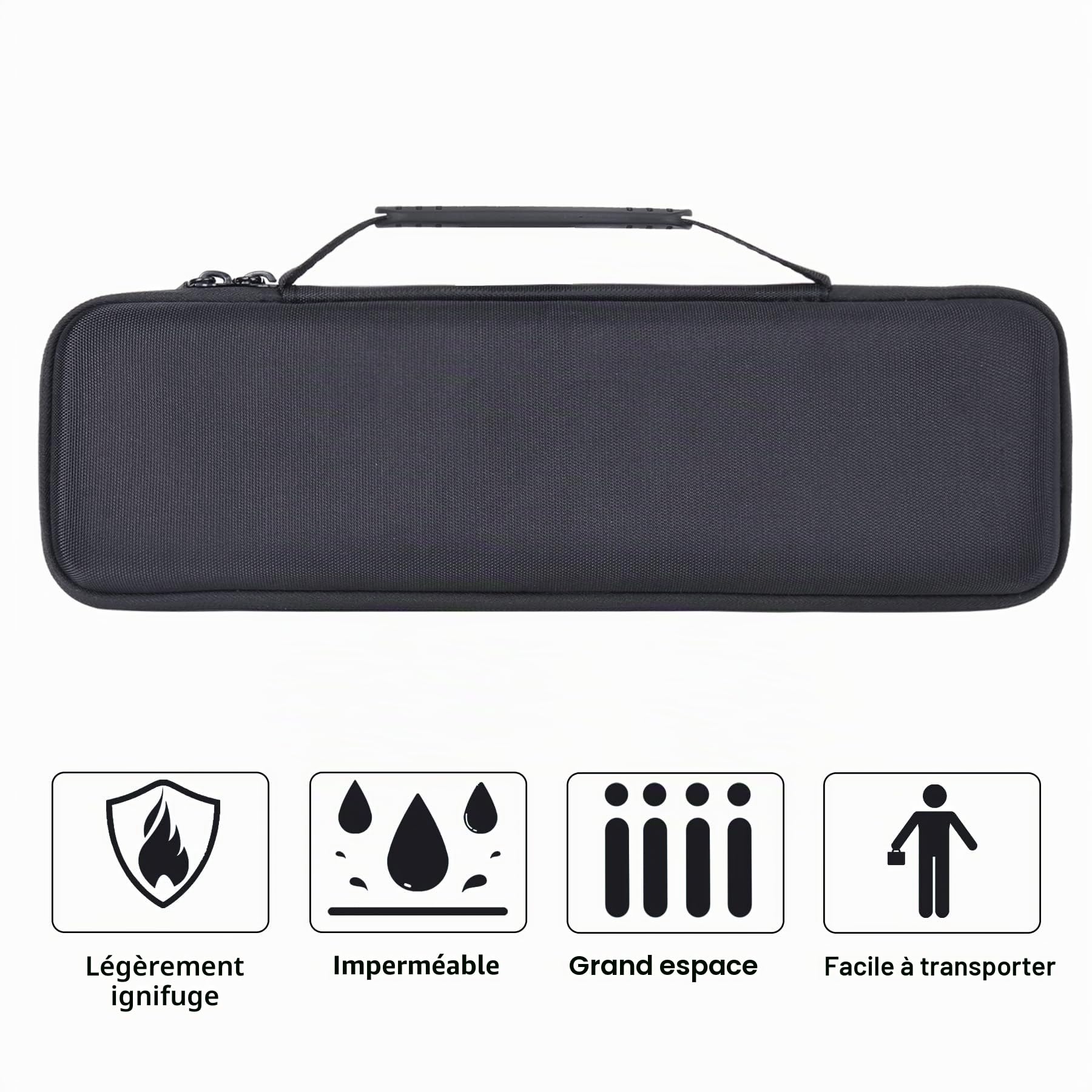 co2CREA Dur Étui de Voyage Rigide Housse Cas coque pour AKAI Professional LPD8 Contrôleur USB/MIDI(boîte Seule,Case Only)
