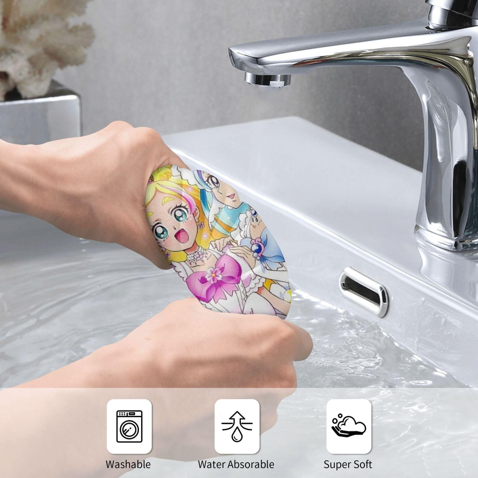 Amazon｜Go！プリンセスプリキュア (1) 人気 フェイスタオル ビーチ
