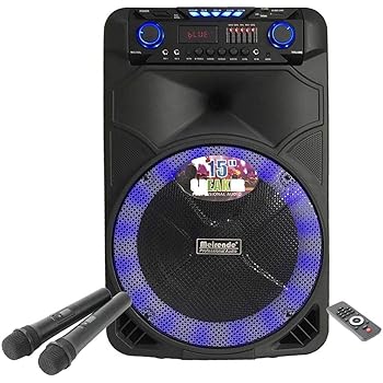 anko bluetooth dj pa speaker
