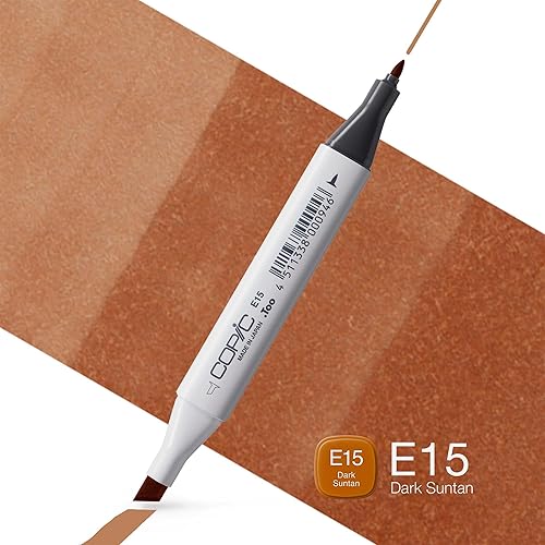 Miniatura 3 de Copic Marcador de alcohol clásico de doble punta, E11-Copic, beige cebada