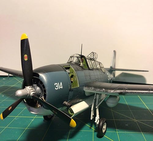 Miniatura 5 de Maquetas de Aviones Kit Plástico, TBM-3 Avenger Torpedo Bomber Escala 148, 10 x 13.8 Pulgadas