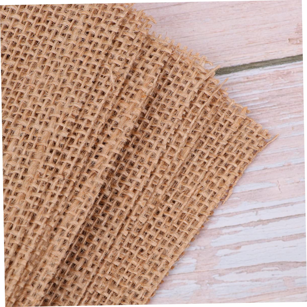 ABOOFAN 30 STK natürliche Sackleinen-Tischsets Vintage Jute Tischset Sackleinen küchendeko küche Dekoration untersetzer Tasse aus Leinen Haushalt Tischdecke