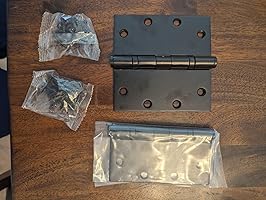 4.5" Heavy Duty Ball Bearing Door Hinges photo review