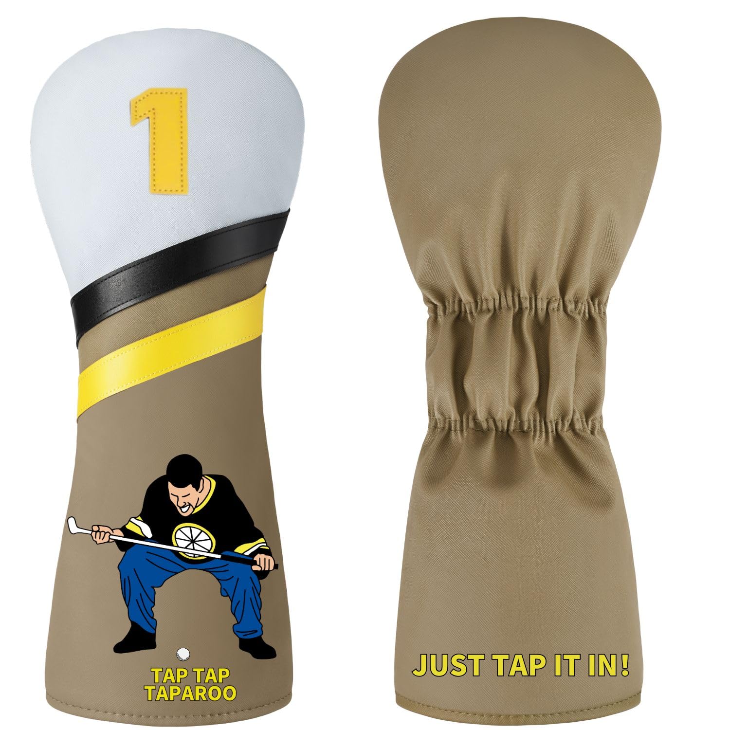 Funny Golf Driver Headcover, for Men and Women, Golf Accessories for Golfers - Tap Tap Taparoo, Driver-1