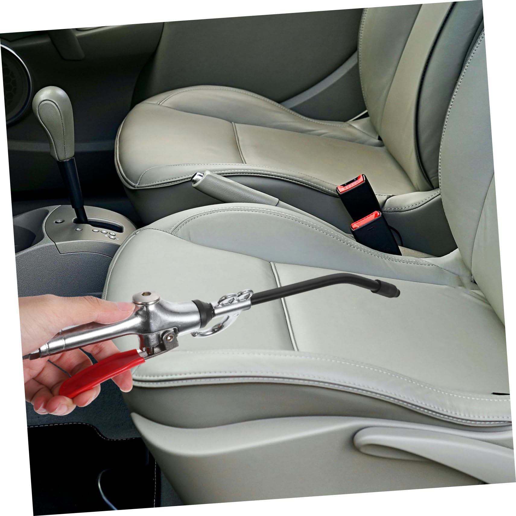 5pezzi Compressore Aria Professionale Con Ugello Lungo Accessorio Per Rimozione Polvere e Pulizia Interni Auto Design Ergonomico e Alta Pressione Per Efficienza Ottimale