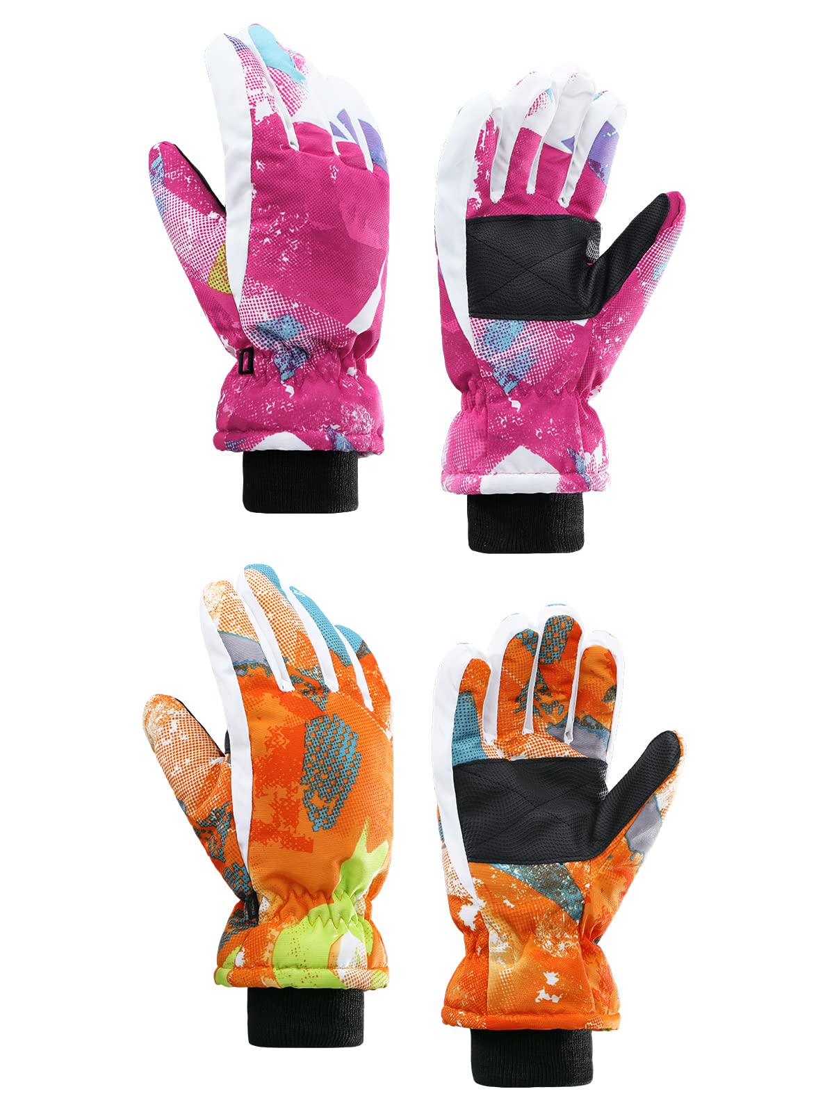 Century Star Kids Waterproof Warm Winter Ski Gloves for Boys &amp; Girls