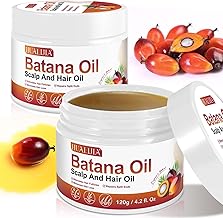 Batana Hair Oil, Batana Oil, 100% Pure and Natural Batana Oil for Hair Growth - Repairs Damaged Hair, 2 Pieces