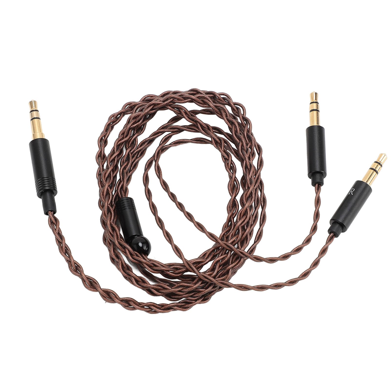 Zamienny Kabel do Aktualizacji Audio dla T1 II T5 dla MDR Z7 dla Sundara dla Arya dla Ananda, Kabel Zastępczy Słuchawek 3.5mm do Podwójnej Wtyczki 3.5mm