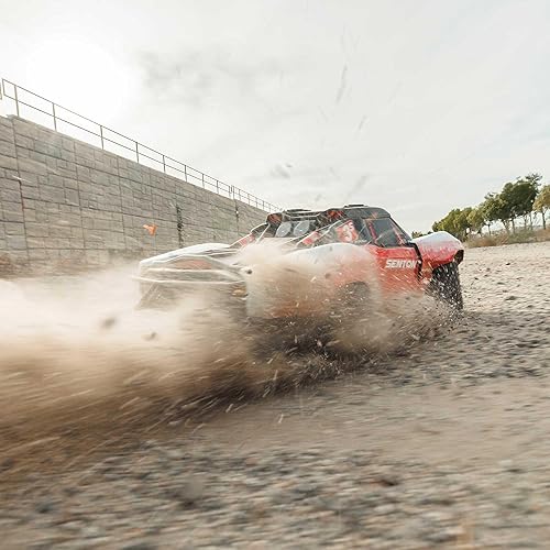 Miniatura 4 de ARRMA Camión RC 110 SENTON 4X4 223S BLX sin escobillas, camión de curso corto RTR (batería y cargador no incluidos) con DSC, rojo, ARA4303V4T2