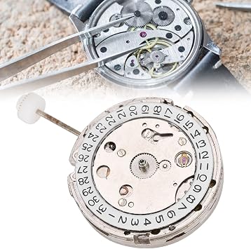 Brrnoo Mechanical Watch Movement, Essential 2813 Watch Movement, Exquisite Workmanship Convenient Mechanical Watch Part for Repairman Service Watch