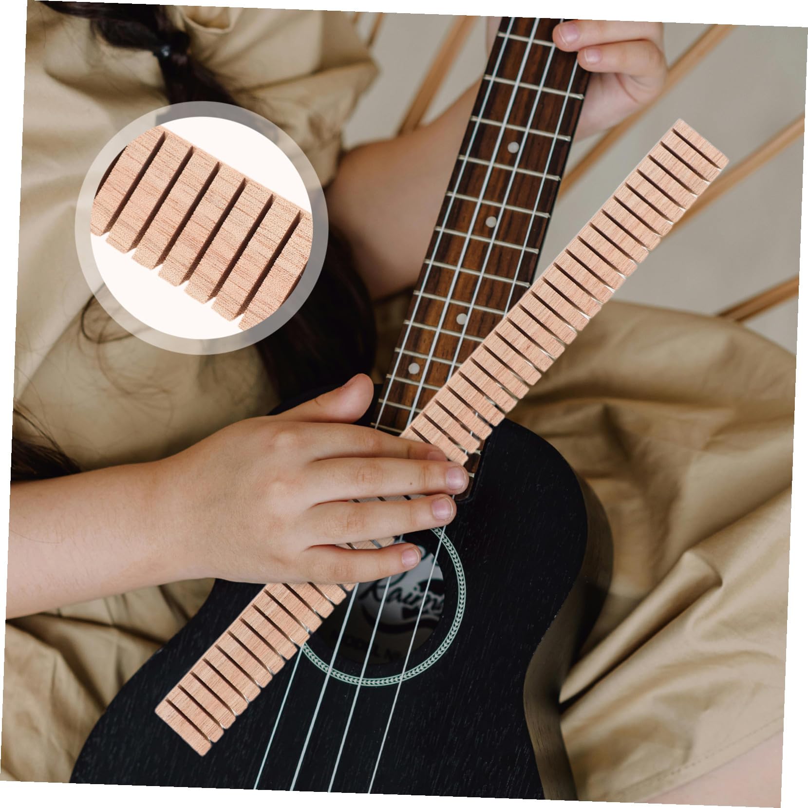 Mikinona 12 Szt. narzędzia gitarowe akcesoria na gitarę akustyczną dodatek do gitary Części i akcesoria gitarowe narzędzia lutnicze Khaki