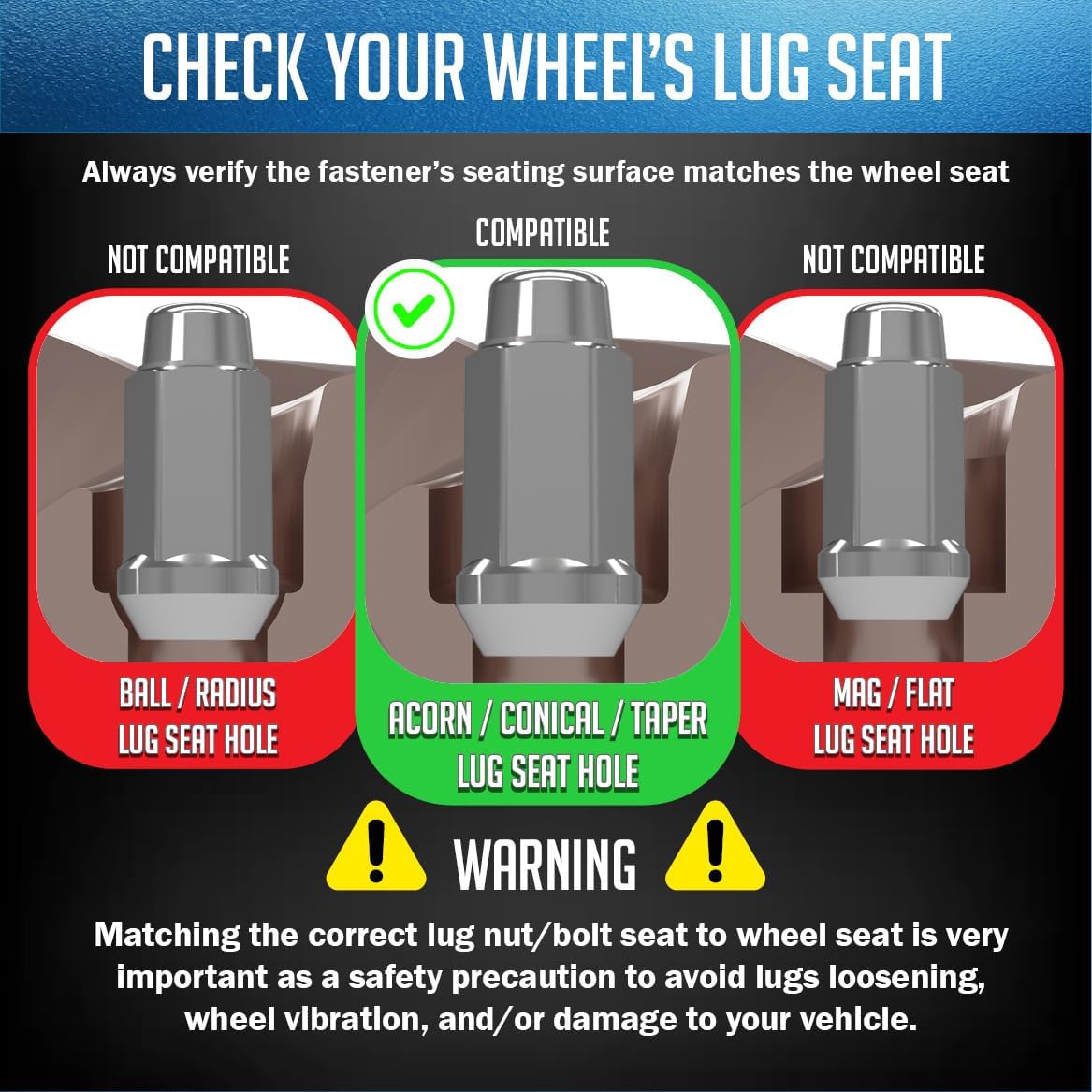 Wheel Accessories Parts Premium Spline Lug Nuts 2 Year Warranty M14x1.5 14x1.5 Thread 1.90" Long Chrome 3/4" 19mm Hex Fits Chevy Silverado 1500 Ford F-150 GMC Sierra 1500 RAM 1500