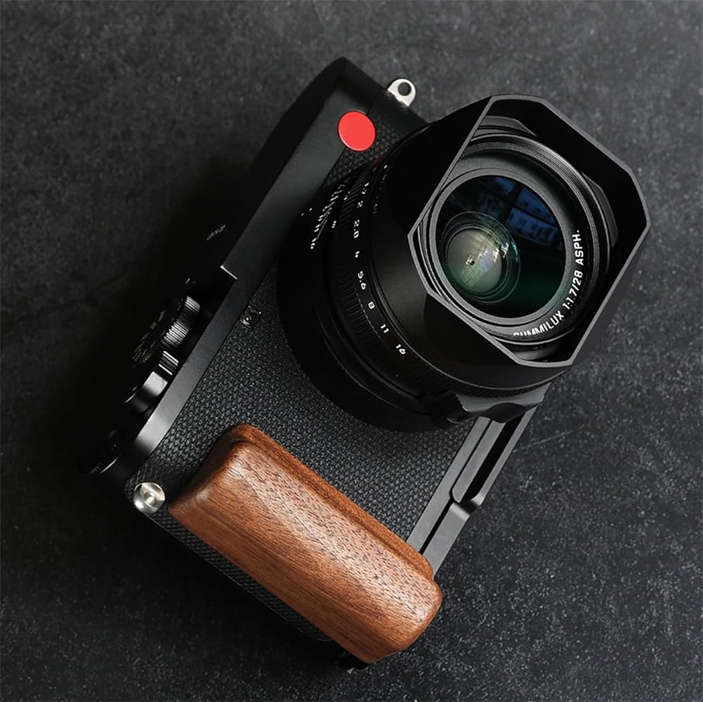 値下げ　ワンオーナー　美品 ドイツ製LEICA X2＋VF2 純正グリップ！ Amazon | Haoge THB-M24S 親指アップグリップ 銀 サムレスト シルバー