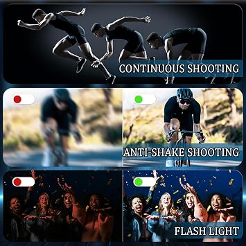 Digital Camera,4K UHD 48MP Autofocus Vlogging Camera for Youtube with 16X Digital Zoom,180° Flip screen Camera with 32G Card and UV lens,Compact Camera for Teenagers, Beginners,Adults Black