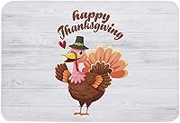 Vista 1 de Fall Bathroom Rugs Maple Leaf Fall Bath Mat Sponge Doormat, Wood Grain Bath Mat Non Slip Washable Durable Carpet for Bathroom Kitchen, 32x20In