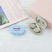 Pacote com 2 estojos para lentes de contato, estojo colorido para contatos de viagem, espelho embutido com kit de ferramentas de removedor, caixa de armazenamento de lentes de contato com mini formato